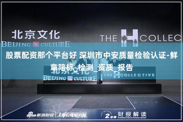 股票配资那个平台好 深圳市中安质量检验认证-鲜章陪标_检测_资质_报告