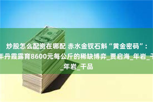 炒股怎么配资在哪配 赤水金钗石斛“黄金密码”：十年丹霞露育8600元每公斤的稀缺博弈_贾启海_年岩_干品